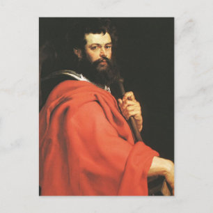 Cartão Postal James, o Apóstolo de Peter Paul Rubens Postcar