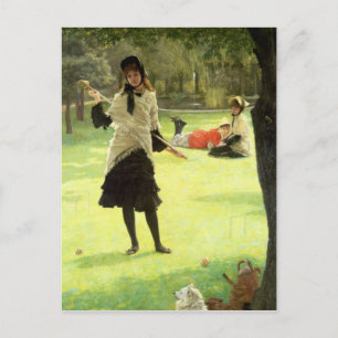 Cartão Postal James Tissot   Croquet, c.1878