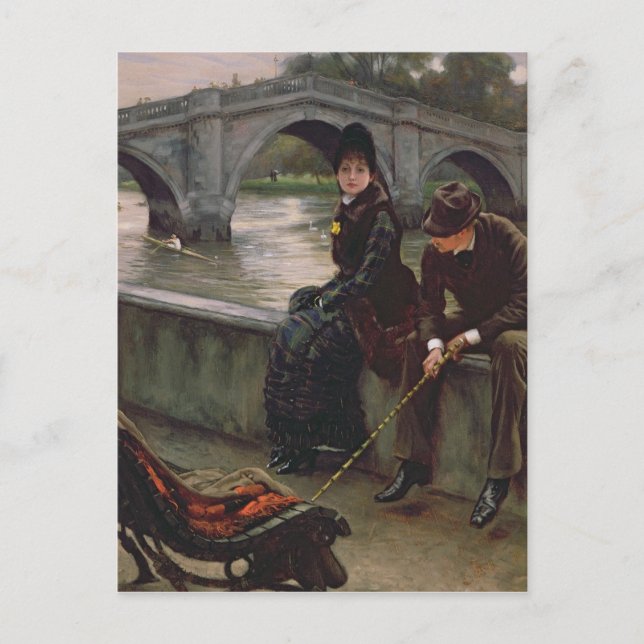 Cartão Postal James Tissot | Ponte Richmond, c.1878 (Frente)
