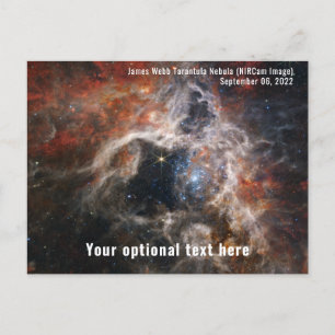 Cartão Postal James Webb Telescópio Espacial Tarantula Nebula NI