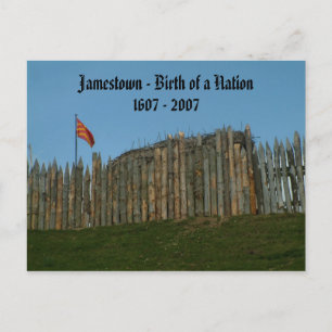 Cartão Postal Jamestown - Nascimento de uma nação, 1607 - 2007
