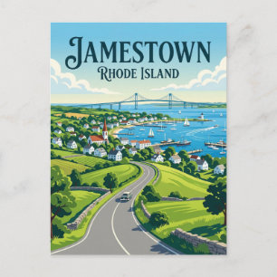Cartão Postal Jamestown Rhode Island