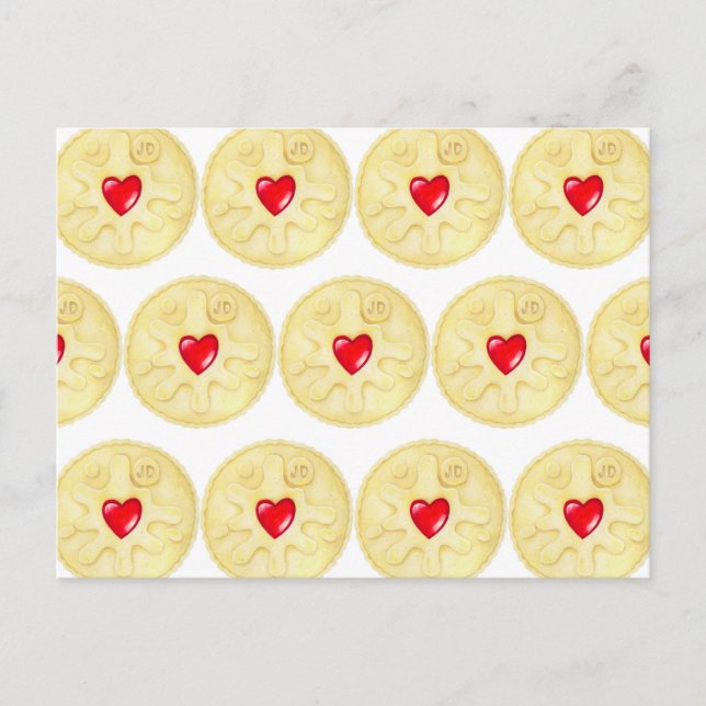 Cartão Postal Jammie Dodger Biscuit Postcard (Frente)