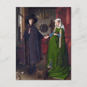 Cartão Postal JAN VAN EYCK- Arnolfini Retrato 1434