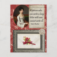 Jane Austen Escrevendo Design inspirada