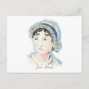 Cartão Postal Jane Austen Retrato de Alice Flynn