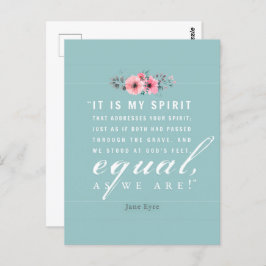 Cartão Postal Jane Eyre - Como Estamos - Teal