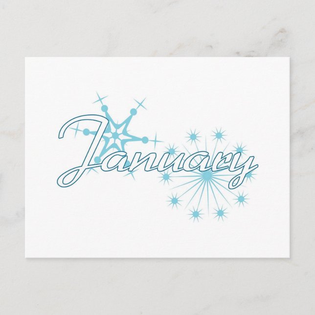 Cartão Postal Janeiro (Frente)