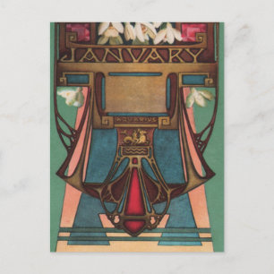 Cartão Postal Janeiro - Aquário