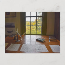 Cartão Postal Janela de Herman Melville, Massachusetts