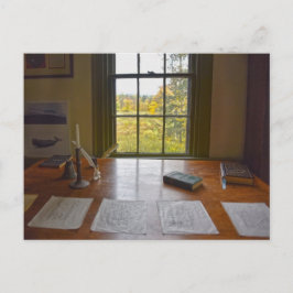 Cartão Postal Janela de Herman Melville, Massachusetts