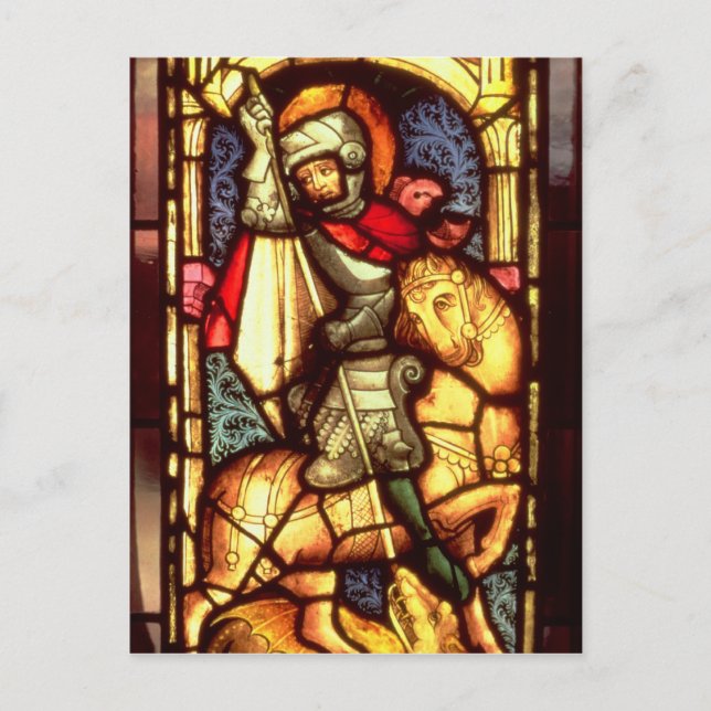 Cartão Postal Janela de vidro retida (Frente)