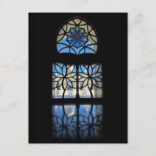 Cartão Postal Janela do saguão da mesquita 2