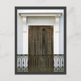 Cartão Postal Janelas de San Juan Antigo, Porto Rico