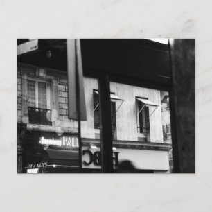 Cartão Postal Janelas e Reflexões da Atmosfera Parisiense