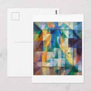 Cartão Postal Janelas Simultâneas Robert Delaunay