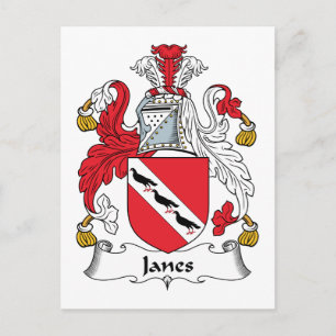 Cartão Postal Janes Family Crest
