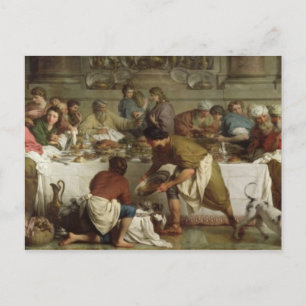 Cartão Postal Janta na Câmara de Simon, 1737