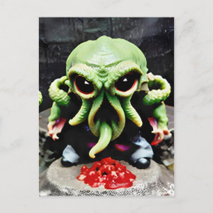 Cartão Postal Jantar com Cthulhu