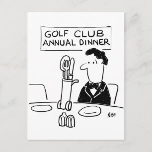 Cartão Postal Jantar do clube de golfe