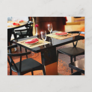 Cartão Postal Jantar Romântico para Dois