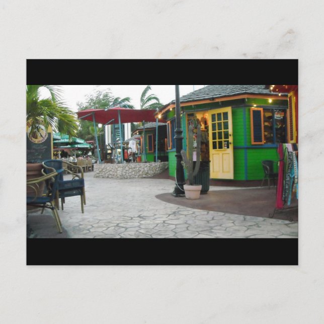 Cartão Postal Jantar tropical (Frente)