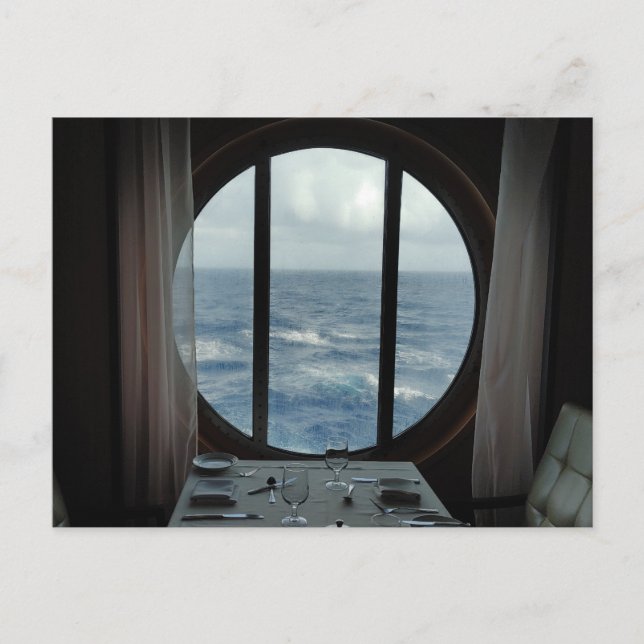 Cartão Postal Janto com uma Vista do Oceano (Frente)