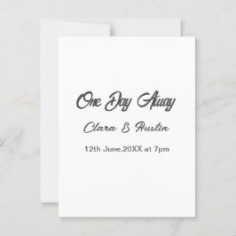 Cartão Postal Janto de ensaio Um dia fora da noite antes do nome