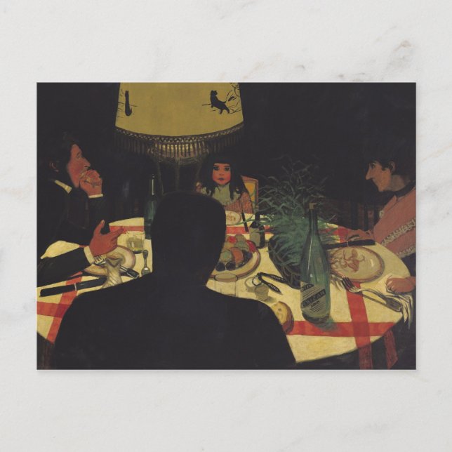 Cartão Postal Janto de Lamplight, 1899 (Frente)