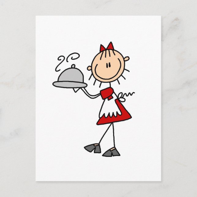 Cartão Postal Janto é Camisetas e presentes servidos (Frente)