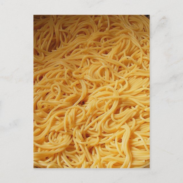 Cartão Postal Janto Noite de Massa Convidar (Frente)