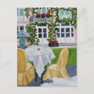 Cartão Postal Janto romântico em França