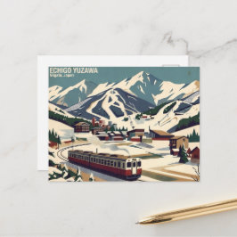 Cartão Postal Japan Snow Culture Echigo Yuzawa越後湯沢 ポストカード