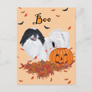 Cartão Postal Japanese Chin Halloween