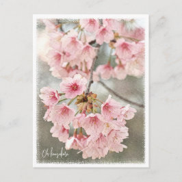 Cartão Postal Japanese Flowering Cherry