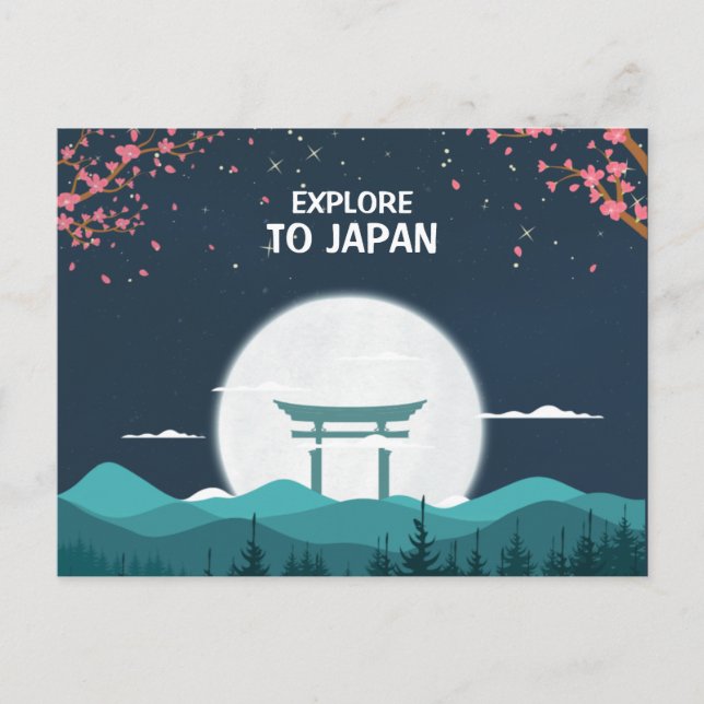 Cartão Postal Japão (Frente)