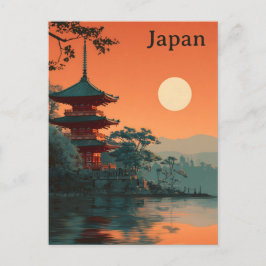 Cartão Postal Japão vintage