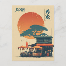 Cartão Postal Japão vintage