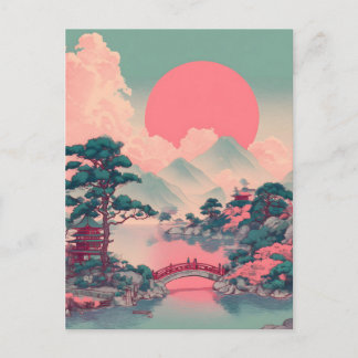 Cartão Postal Japão vintage