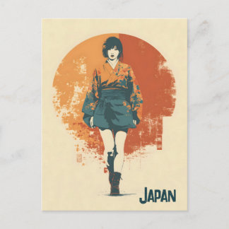 Cartão Postal Japão vintage