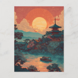 Cartão Postal Japão vintage
