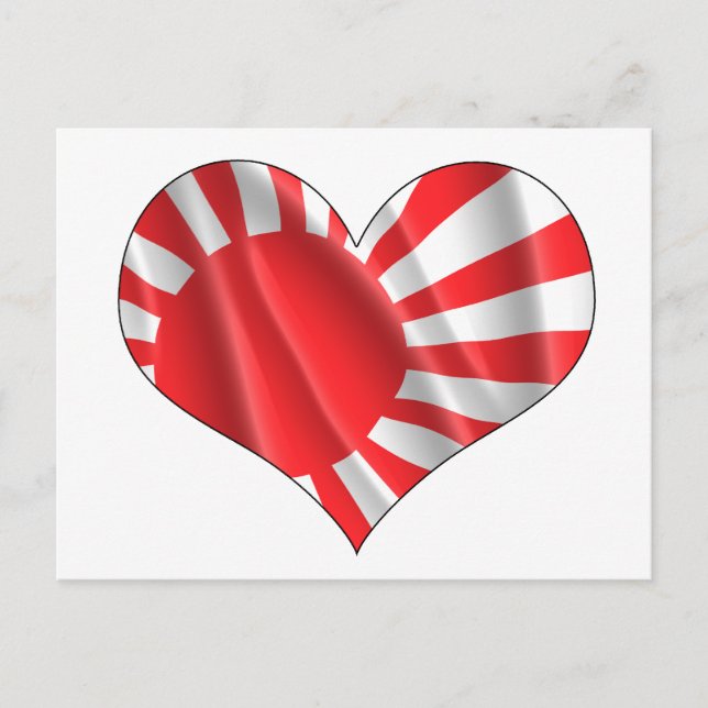 CARTÃO POSTAL JAPONÊS FLAG (Frente)