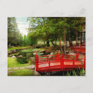 Cartão Postal Japonês - Harmonia e Natureza