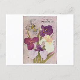 CARTÃO POSTAL "JAPONÊS IRIS" VINTAGE