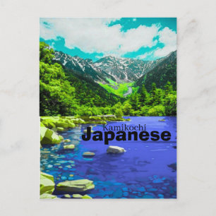 Cartão Postal Japonês – Kamikochi, Nagano Louco