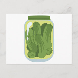Cartão Postal Jar of Pickles