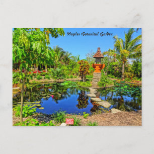 Cartão Postal Jardim Asiático - Jardim Botânico de Nápoles, F