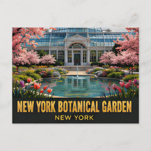 Cartão Postal Jardim Botânico de Nova York Viagem pela Natureza