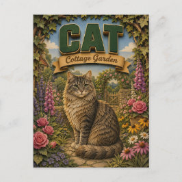 Cartão Postal Jardim da Casa de Gatos POPCUT