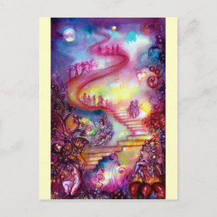 CARTÃO POSTAL JARDIM DAS SOMBRAS PERDIDAS/ESCADAS MÍSTICAS